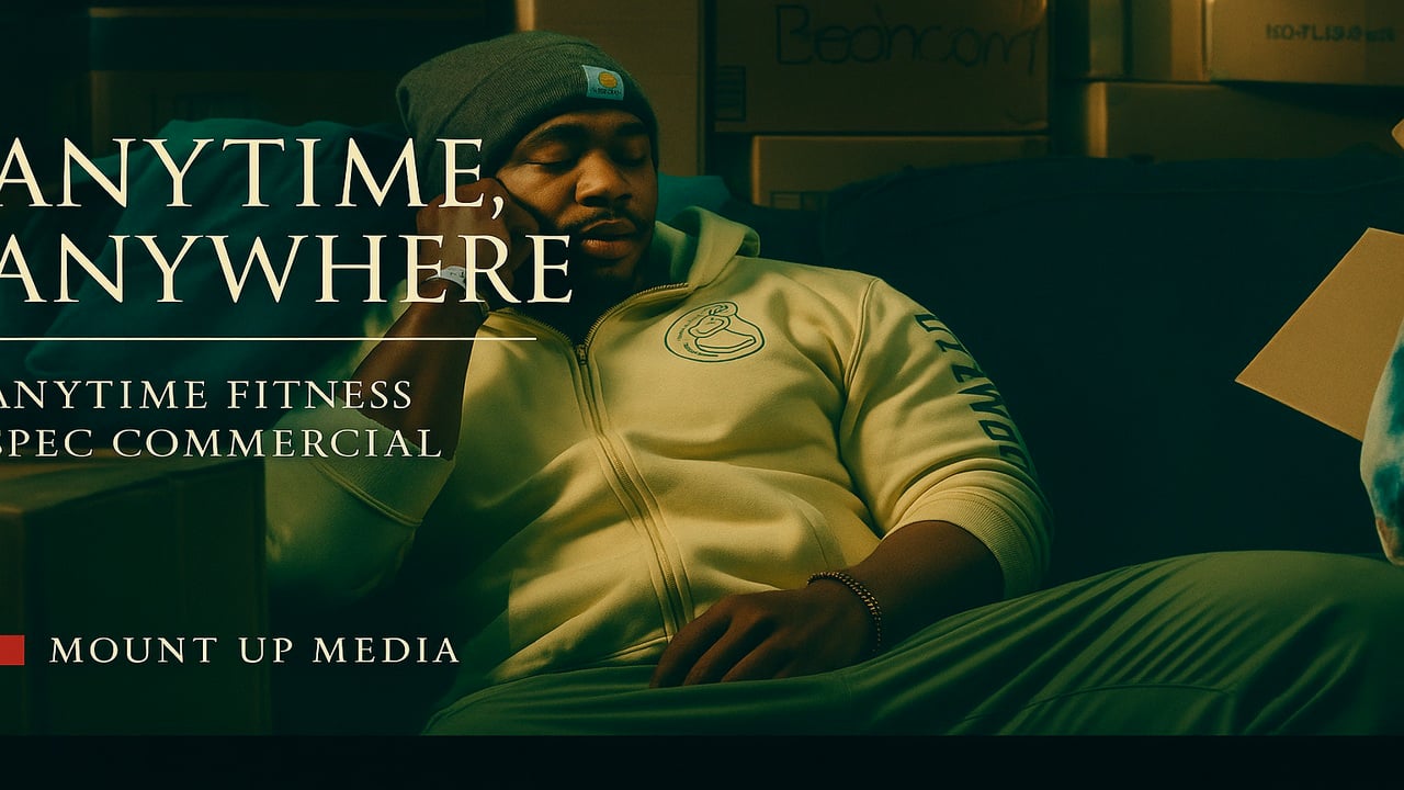 Anytime Fitness spec spot. Full commercial build.